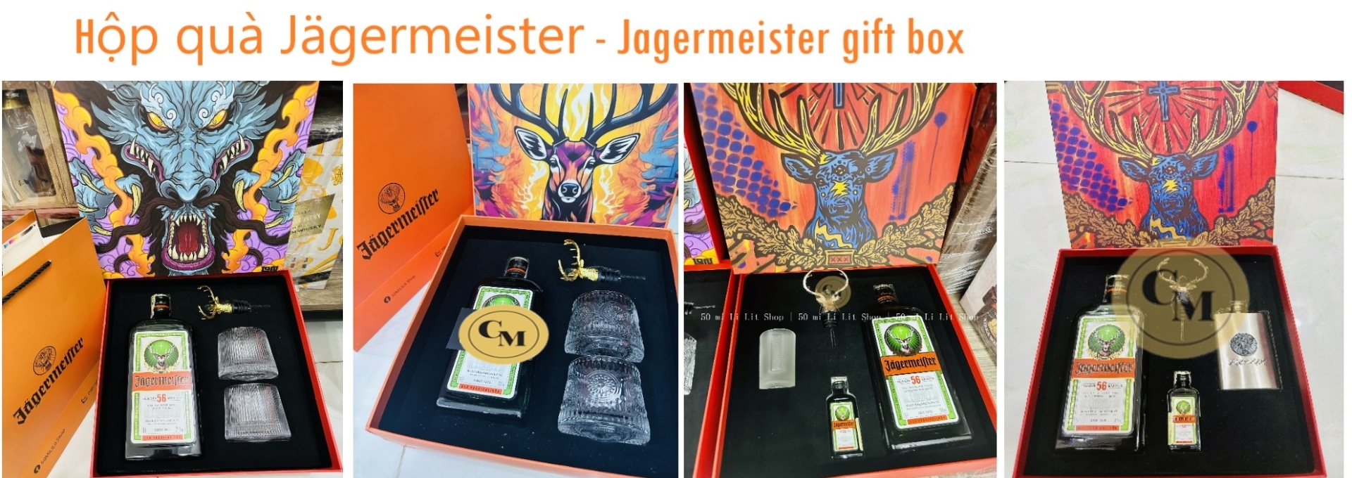 hộp quà tặng Jagermeister