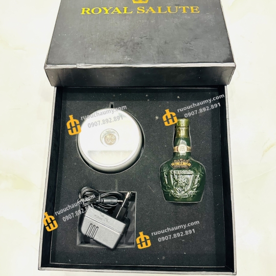 Gift Box Royal Salute 21 Mini 50ml with Lamp