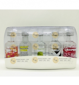 Vodka 50ml + Case - 5 bottle