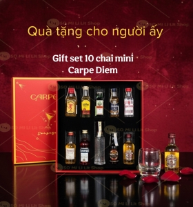 Hộp Quà 10 Chai Rượu Mini 50ml 