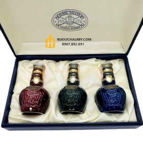 Set of Box 3 Bottle Royal Salute 21 - 50ML 