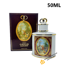 Rượu Camus Napoleon Cognac LIMOGES CASTEL mạ vàng 22k 50ML - SỨ