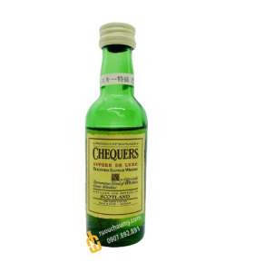 Rượu Chequers Super Deluxe Whisky 48ML / 43%