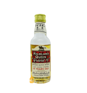 Rượu Highland Queen Grand Whisky 15 yo /  48ML / 43%