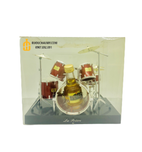 Mô Hình Rượu Mini "Drum Set" La Priere Màu Đỏ 30ml