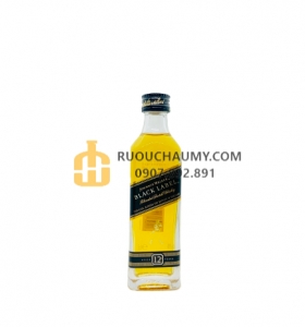 Rượu Johnnie Walker Black Label Mini 50ml - Thủy Tinh